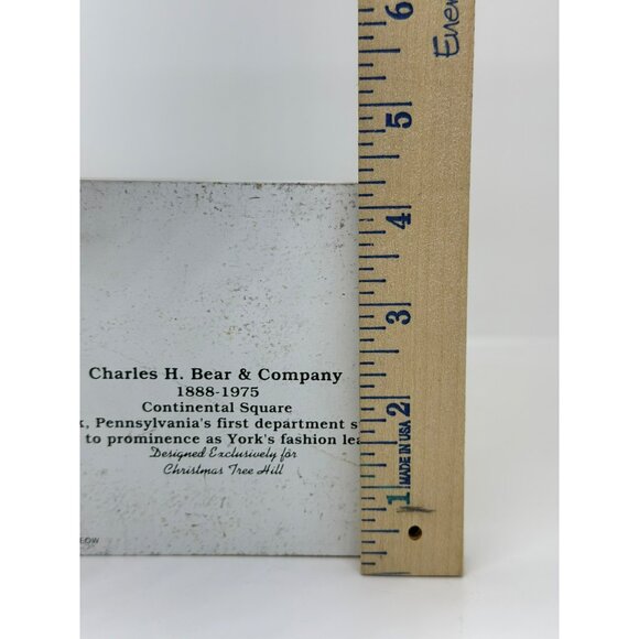 VTG Cat’s Meow York PA Bear’s 5.75"x4.25" Store Collectible Wooden Miniature - Picture 7 of 8